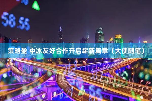 策略盈 中冰友好合作开启崭新篇章（大使随笔）