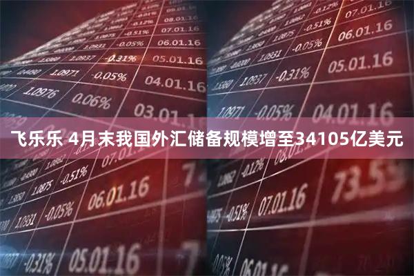 飞乐乐 4月末我国外汇储备规模增至34105亿美元