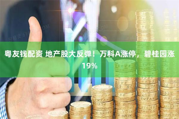 粤友钱配资 地产股大反弹!万科A涨停,碧桂园涨19%
